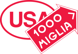 1000 Miglia Warm Up USA Logo